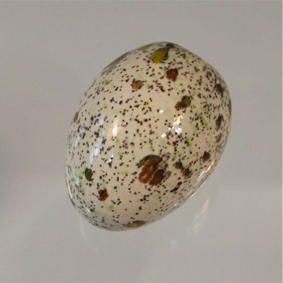 Vintage Ceramic Speckled Easter Egg Holliday Decoration - Picture 3 of 5